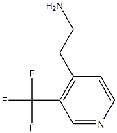 2-(3-Trifluoromethyl-pyridin-4-yl)-ethylamine,,结构式