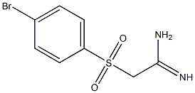 2-(4-bromophenylsulfonyl)acetamidine Structure