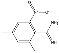 2,4-dimethyl-6-nitrobenzamidine 化学構造式