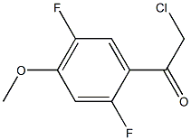 2-chloro-1-(2,5-difluoro-4-methoxyphenyl)ethanone 结构式