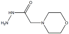 2-morpholinoacetohydrazide Structure