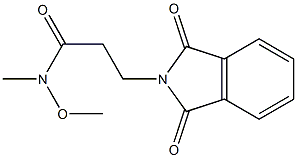 3-(1,3-dioxoisoindolin-2-yl)-N-methoxy-N-methylpropanamide Structure