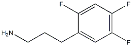 3-(2,4,5-trifluoro-phenyl)-propylamine 化学構造式