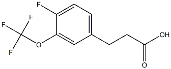 3-(4-fluoro-3-(trifluoromethoxy)phenyl)propanoic acid