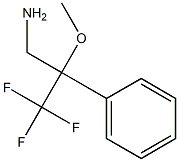 3,3,3-trifluoro-2-methoxy-2-phenylpropan-1-amine 化学構造式