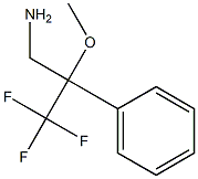 3,3,3-trifluoro-2-methoxy-2-phenylpropan-1-amine Structure