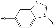 3-chlorobenzo[b]thiophen-6-ol 结构式