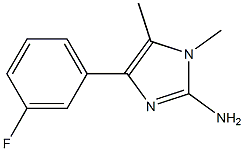 4-(3-fluorophenyl)-1,5-dimethyl-1H-imidazol-2-amine