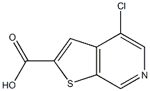 4-Chloro-thieno[2,3-c]pyridine-2-carboxylic acid 结构式