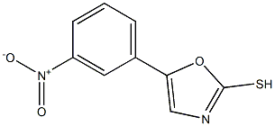 5-(3-NITROPHENYL)-1,3-OXAZOLE-2-THIOL,,结构式