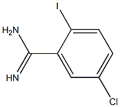 5-chloro-2-iodobenzamidine 结构式