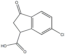 6-chloro-3-oxo-2,3-dihydro-1H-indene-1-carboxylic acid