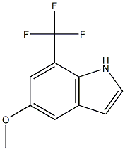 7-(trifluoromethyl)-5-methoxy-1H-indole Structure