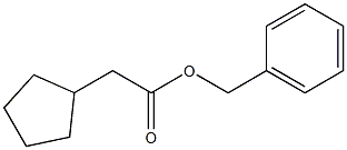 benzyl 2-cyclopentylacetate 结构式