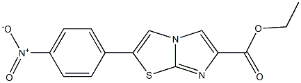 ethyl 2-(4-nitrophenyl)imidazo[2,1-b]thiazole-6-carboxylate Struktur