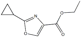 ethyl 2-cyclopropyloxazole-4-carboxylate Structure