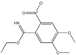 ethyl 4,5-dimethoxy-2-nitrobenzoimidate Structure