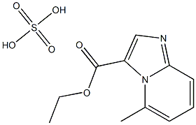 ethyl 5-methylimidazo[1,2-a]pyridine-3-carboxylate sulfate 结构式