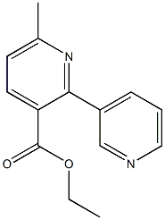 ethyl 6-methyl-2,3'-bipyridine-3-carboxylate Structure