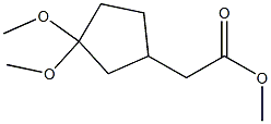 methyl 2-(3,3-dimethoxycyclopentyl)acetate