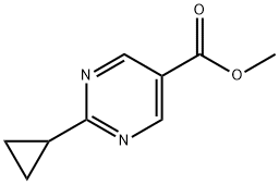 methyl 2-cyclopropylpyrimidine-5-carboxylate Structure