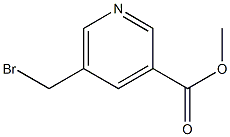 methyl 5-(bromomethyl)pyridine-3-carboxylate,,结构式