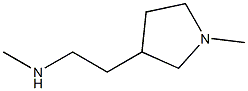 Methyl-[2-(1-methyl-pyrrolidin-3-yl)-ethyl]-amine Struktur