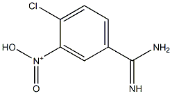 N-(5-carbamimidoyl-2-chlorophenyl)-N-oxohydroxylammonium Structure