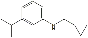 N-(cyclopropylmethyl)-3-isopropylbenzenamine 结构式