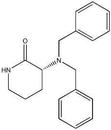 (R)-3-N,N-Dibenzylaminopiperidin-2-one Struktur