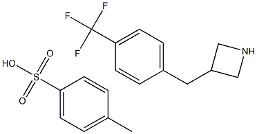 3-(4-(trifluoromethyl)benzyl)azetidine 4-methylbenzenesulfonate Struktur