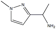 3-(1-Aminoethyl)-1-methyl-1H-pyrazole 化学構造式