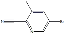 5-Bromo-3-methylpyridine-2-carbonitrile Structure