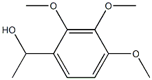 α-メチル-2,3,4-トリメトキシベンジルアルコール 化学構造式