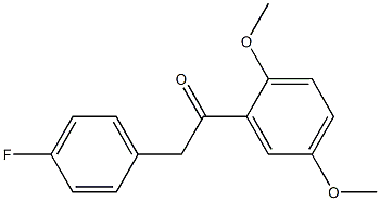 1-(2,5-dimethoxyphenyl)-2-(4-fluorophenyl)ethanone