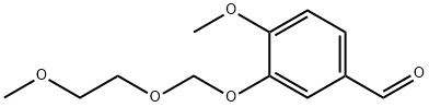 4-methoxy-3-((2-methoxyethoxy)methoxy)benzaldehyde, 83088-21-5, 结构式