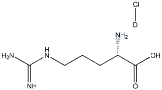 L-Arginine-D7Cl 化学構造式