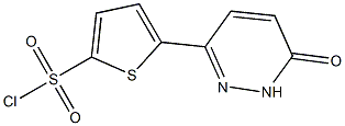 5-(6-Oxo-1,6-dihydropyridazin-3-yl)thiophene-2-sulfonyl chloride 结构式