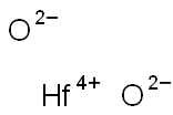 Hafnium(IV) oxide sputtering target, 76.2mm (3.0in) dia x 6.35mm (0.25in) thick, 99.95 (metals basis excluding Zr) Struktur