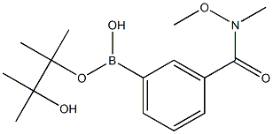 3-(N,O-Dimethylhydroxylaminocarbonyl)benzeneboronic acid pinacol ester, 97+% Struktur