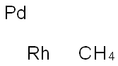 Palladium/Rhodium/Carbon Structure