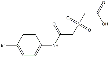 ({2-[(4-bromophenyl)amino]-2-oxoethyl}sulfonyl)acetic acid