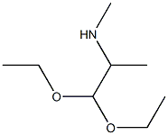 (1,1-diethoxypropan-2-yl)(methyl)amine Structure