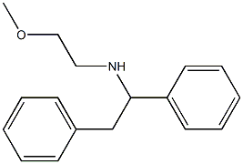 (1,2-diphenylethyl)(2-methoxyethyl)amine,,结构式