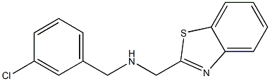  (1,3-benzothiazol-2-ylmethyl)[(3-chlorophenyl)methyl]amine