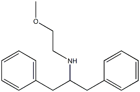 (1,3-diphenylpropan-2-yl)(2-methoxyethyl)amine Structure