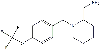 (1-{[4-(trifluoromethoxy)phenyl]methyl}piperidin-2-yl)methanamine