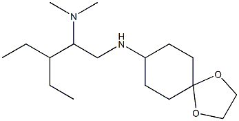 (1-{1,4-dioxaspiro[4.5]decan-8-ylamino}-3-ethylpentan-2-yl)dimethylamine