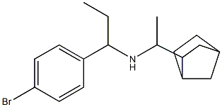 (1-{bicyclo[2.2.1]heptan-2-yl}ethyl)[1-(4-bromophenyl)propyl]amine