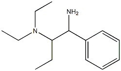 (1-amino-1-phenylbutan-2-yl)diethylamine Structure